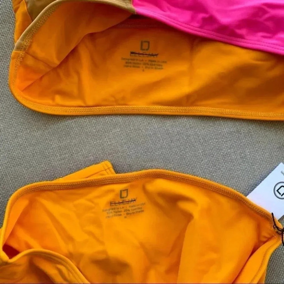 NWT Free People x ElleJay Retro High Rise Two Piece Swim Bikini Small - Picture 10 of 11